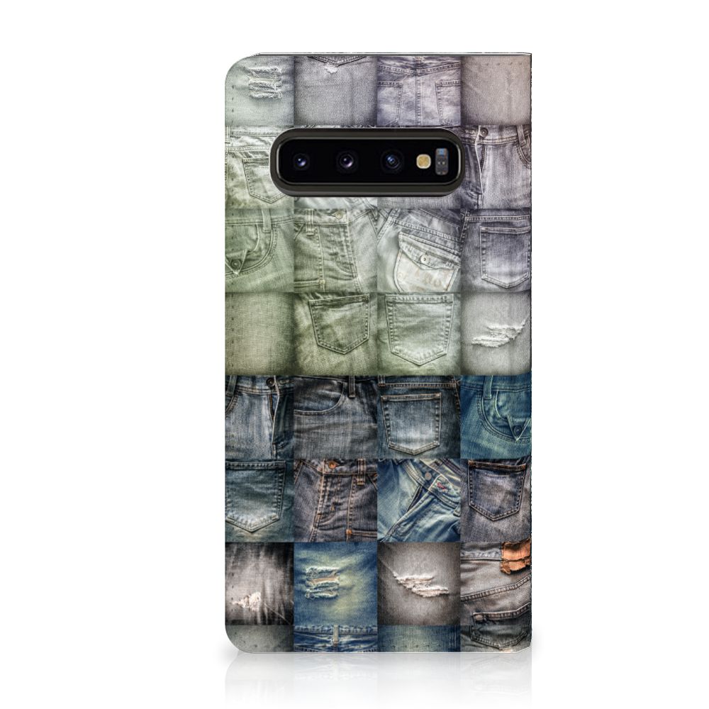 Hippe Standcase Samsung Galaxy S10 Spijkerbroeken