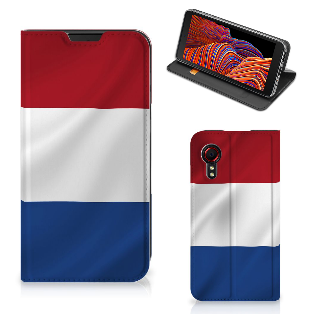 Samsung Galaxy Xcover 5 Standcase Nederlandse Vlag - B2C Telecom