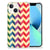 iPhone 13 Doorzichtige Silicone Hoesje Zigzag Multi Color B2C Telecom
