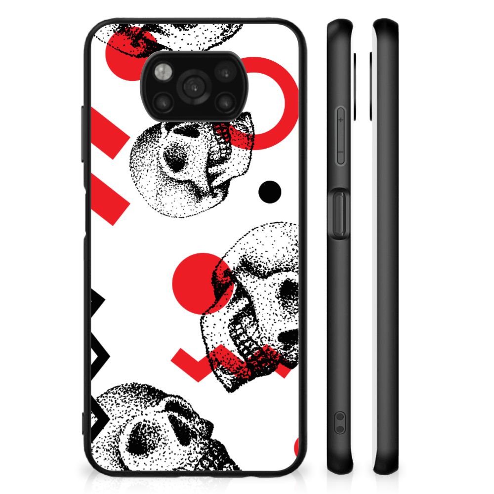 Telefoonhoesje Xiaomi Poco X3 | X3 Pro Skull Red