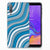 Samsung Galaxy A7 (2018) TPU bumper Waves Blue