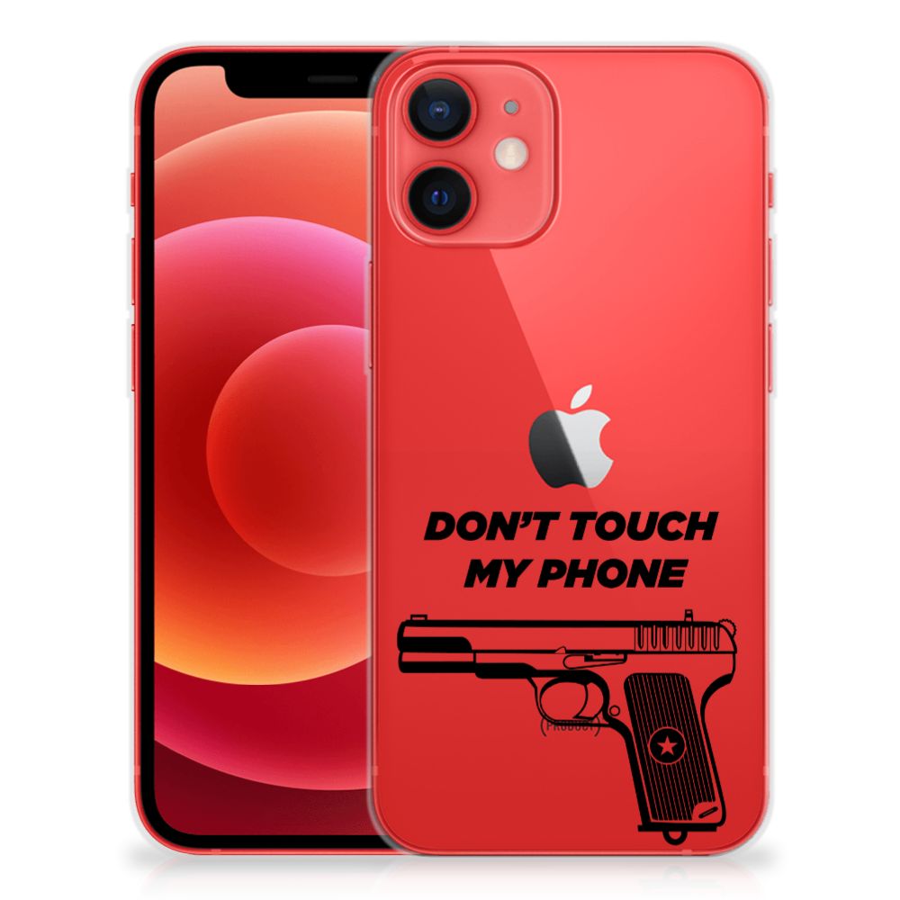 iPhone 12 Mini Silicone-hoesje Pistol DTMP