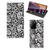 Samsung Galaxy Note 20 Ultra Smart Cover Black Flowers - B2C Telecom