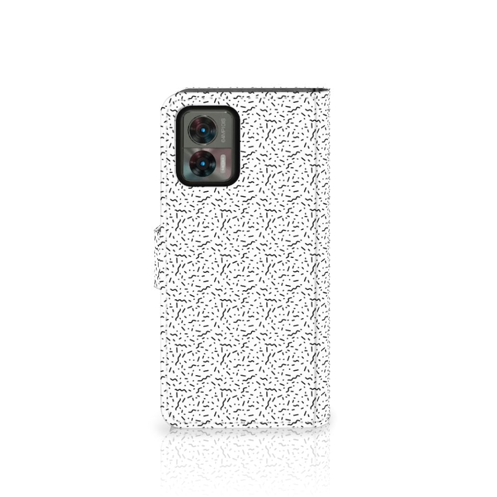 Motorola Edge 30 Neo Telefoon Hoesje Stripes Dots