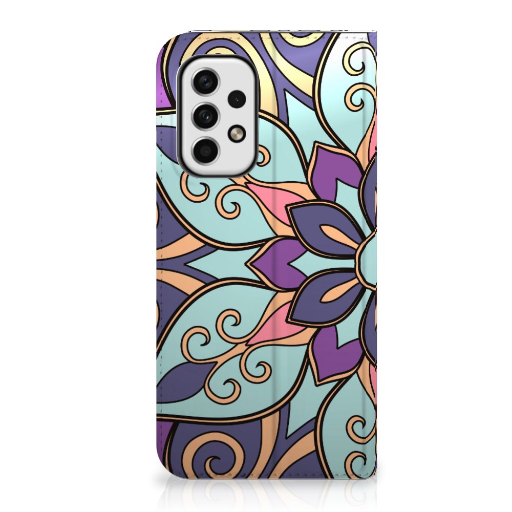 Samsung Galaxy A23 Smart Cover Purple Flower - B2C Telecom