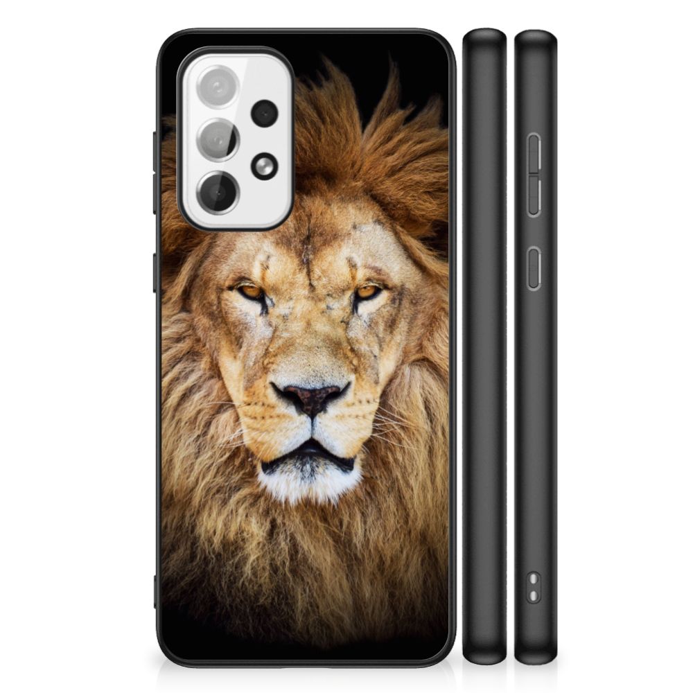 Samsung Galaxy A73 Dierenprint Telefoonhoesje Leeuw B2C Telecom