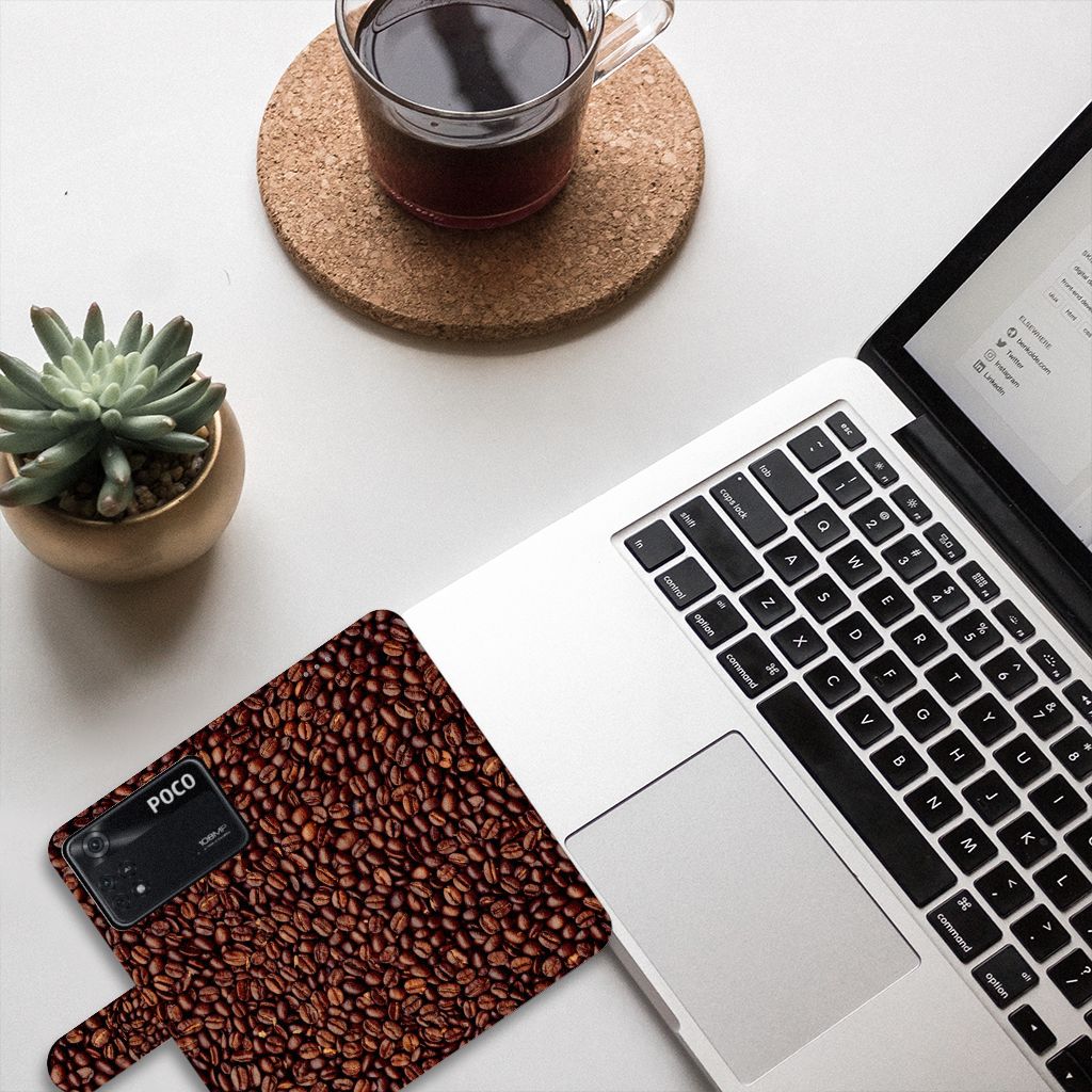 Xiaomi Poco X4 Pro 5G Book Cover Koffiebonen