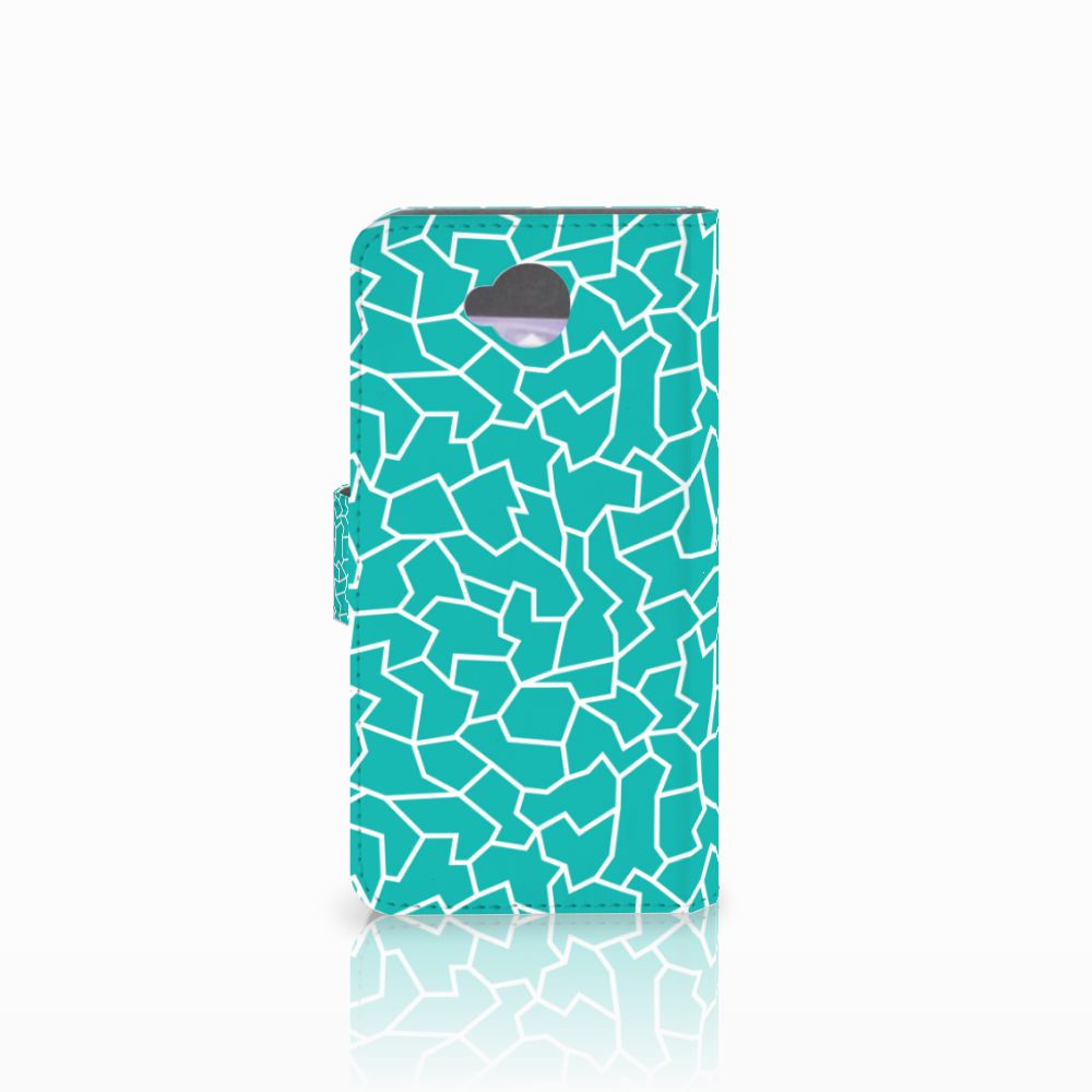 Microsoft Lumia 650 Hoesje Cracks Blue