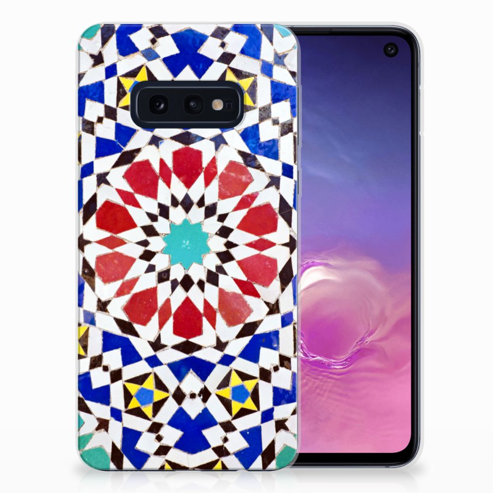 Samsung Galaxy S10e TPU Siliconen Hoesje Mozaïek