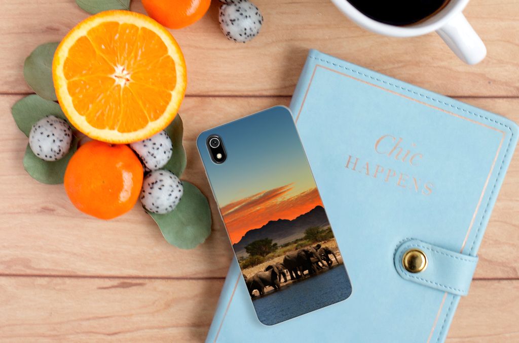 Xiaomi Redmi 7A TPU Hoesje Olifanten