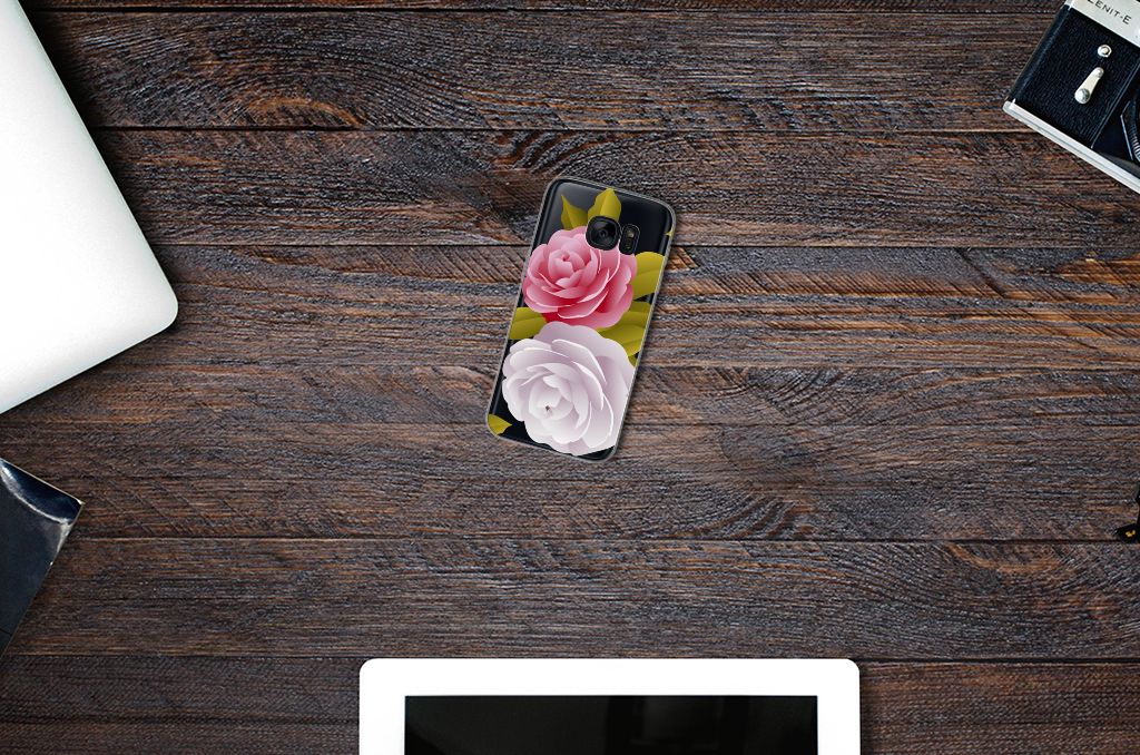 Samsung Galaxy S7 TPU Case Roses