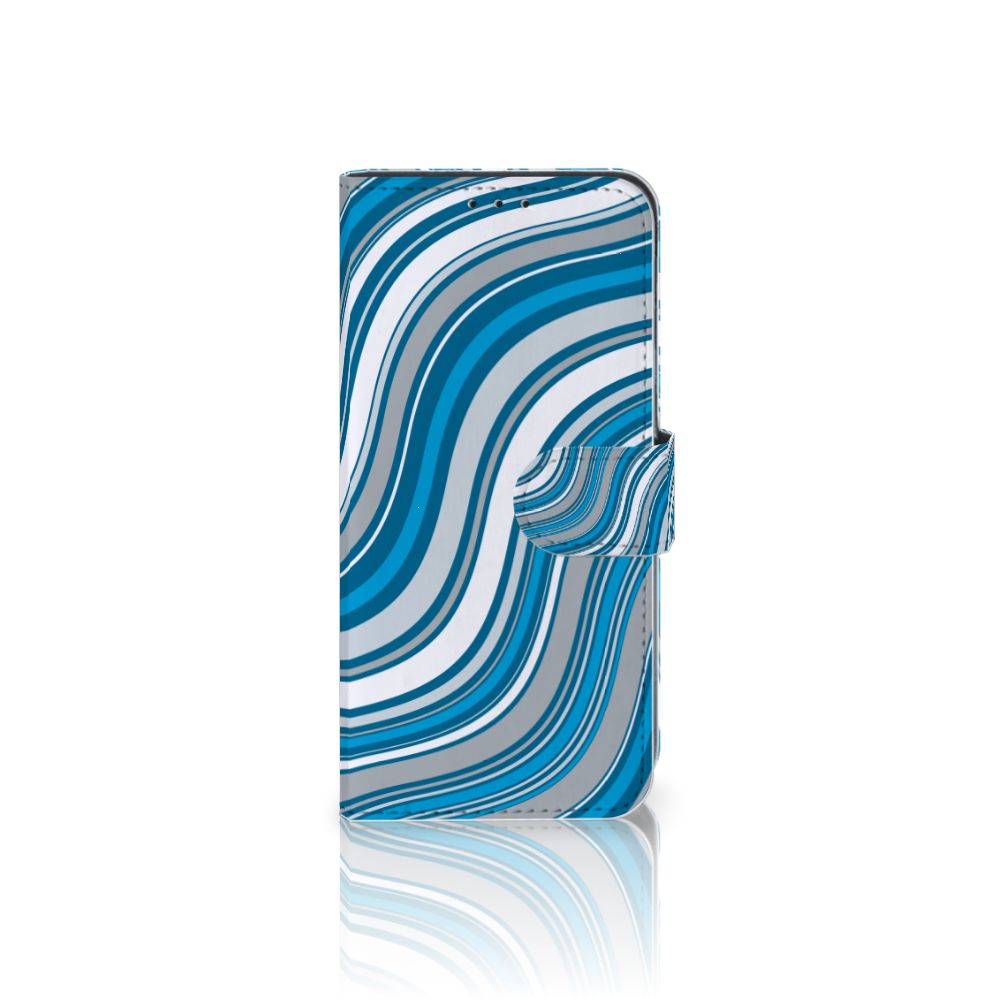 Samsung Galaxy M10 Telefoon Hoesje Waves Blue