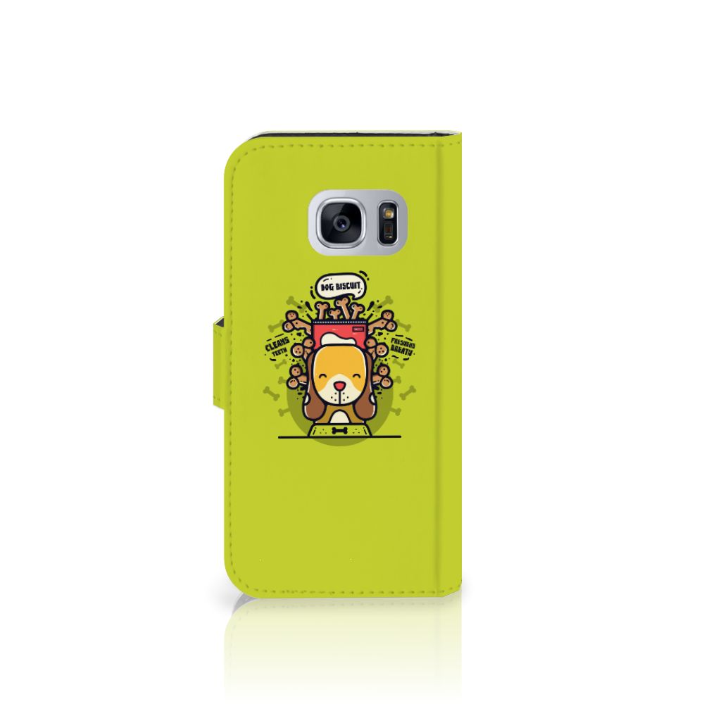Samsung Galaxy S7 Leuk Hoesje Doggy Biscuit