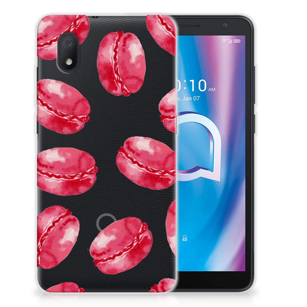 Alcatel 1B (2020) Siliconen Case Pink Macarons