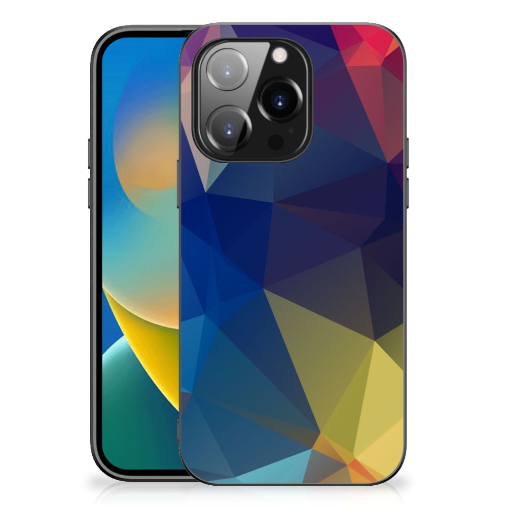 iPhone 14 Pro Backcover Polygon Dark B2C Telecom