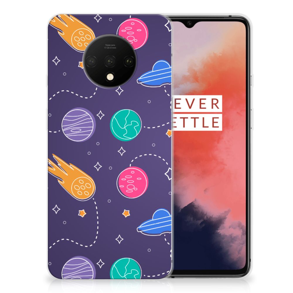 OnePlus 7T Silicone Back Cover Space