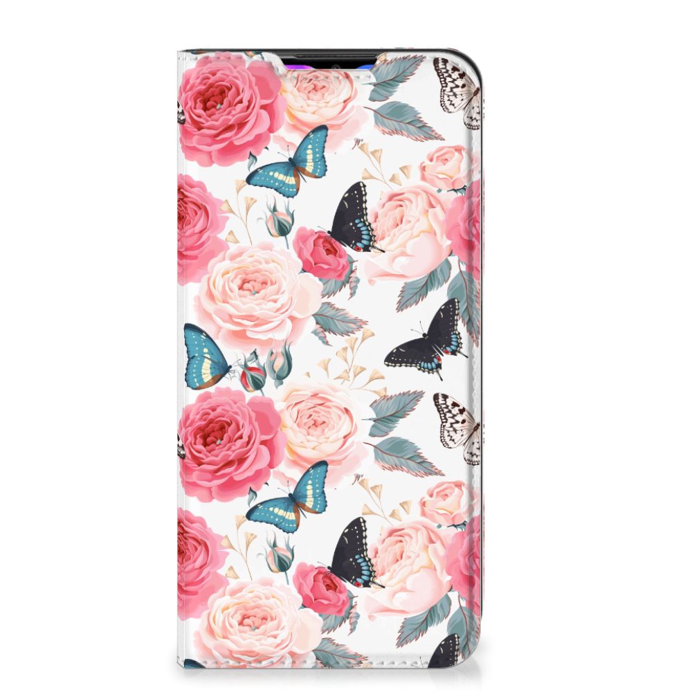 Xiaomi Redmi 9 Smart Cover Butterfly Roses - B2C Telecom