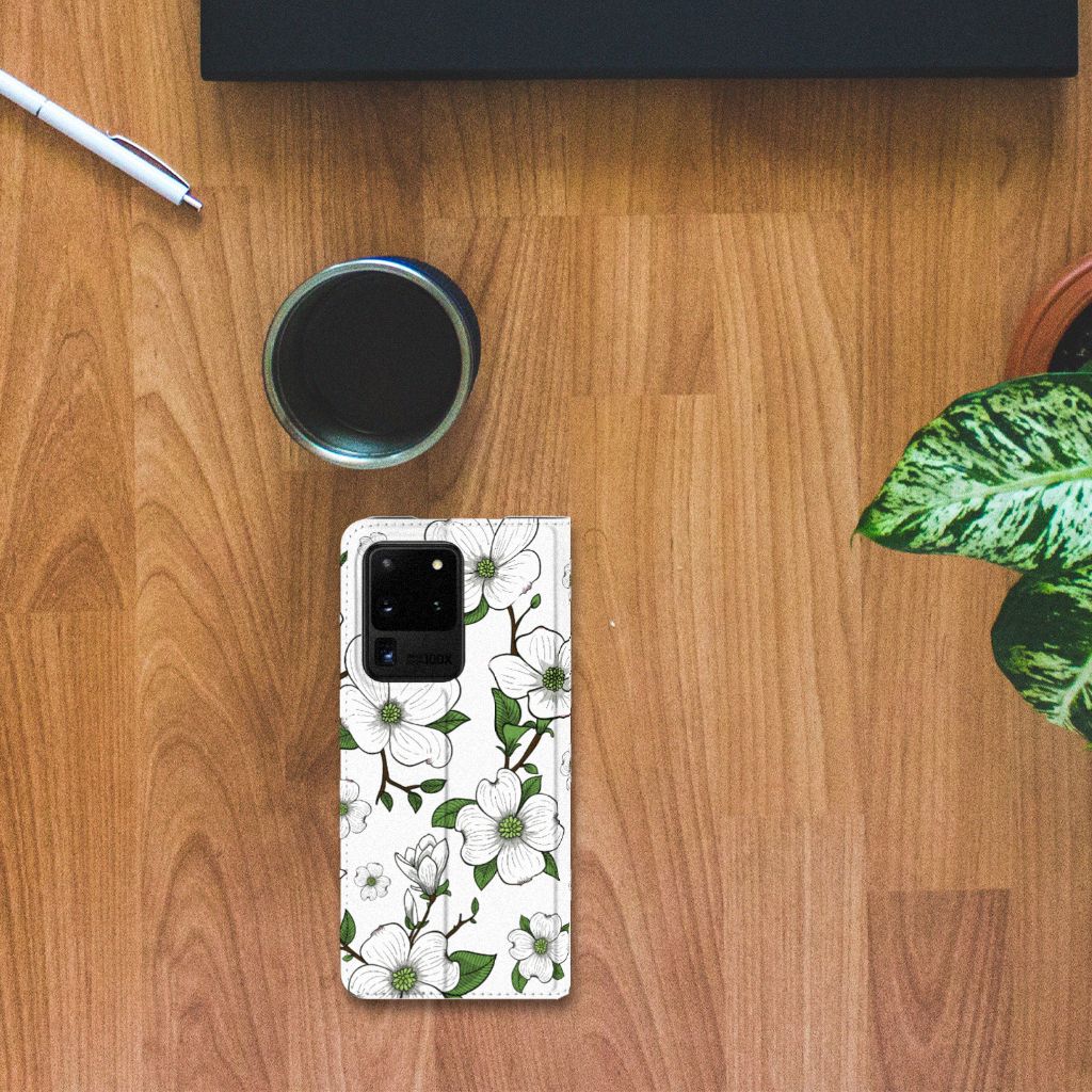 Samsung Galaxy S20 Ultra Smart Cover Dogwood Flowers - B2C Telecom