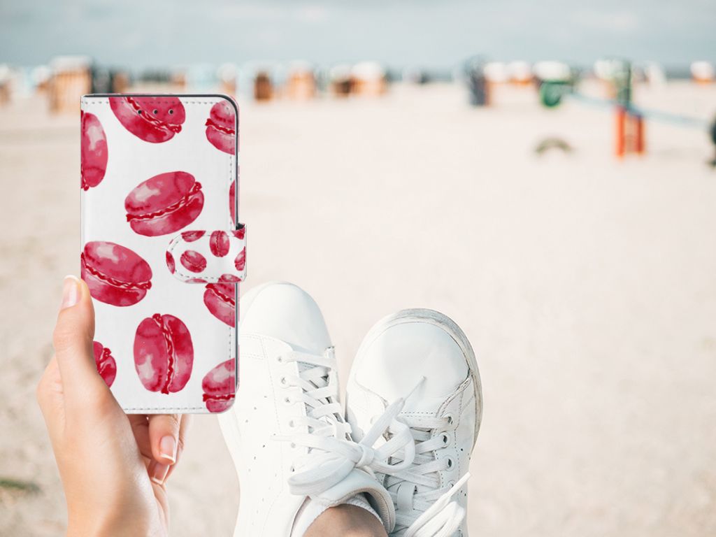 Xiaomi Redmi 8A Book Cover Pink Macarons