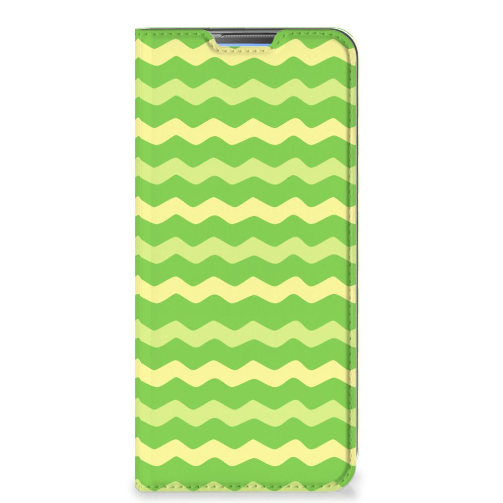 OPPO A53 | A53s Hoesje met Magneet Waves Green - B2C Telecom