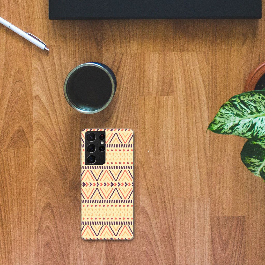 Samsung Galaxy S21 Ultra TPU bumper Aztec Yellow B2C Telecom