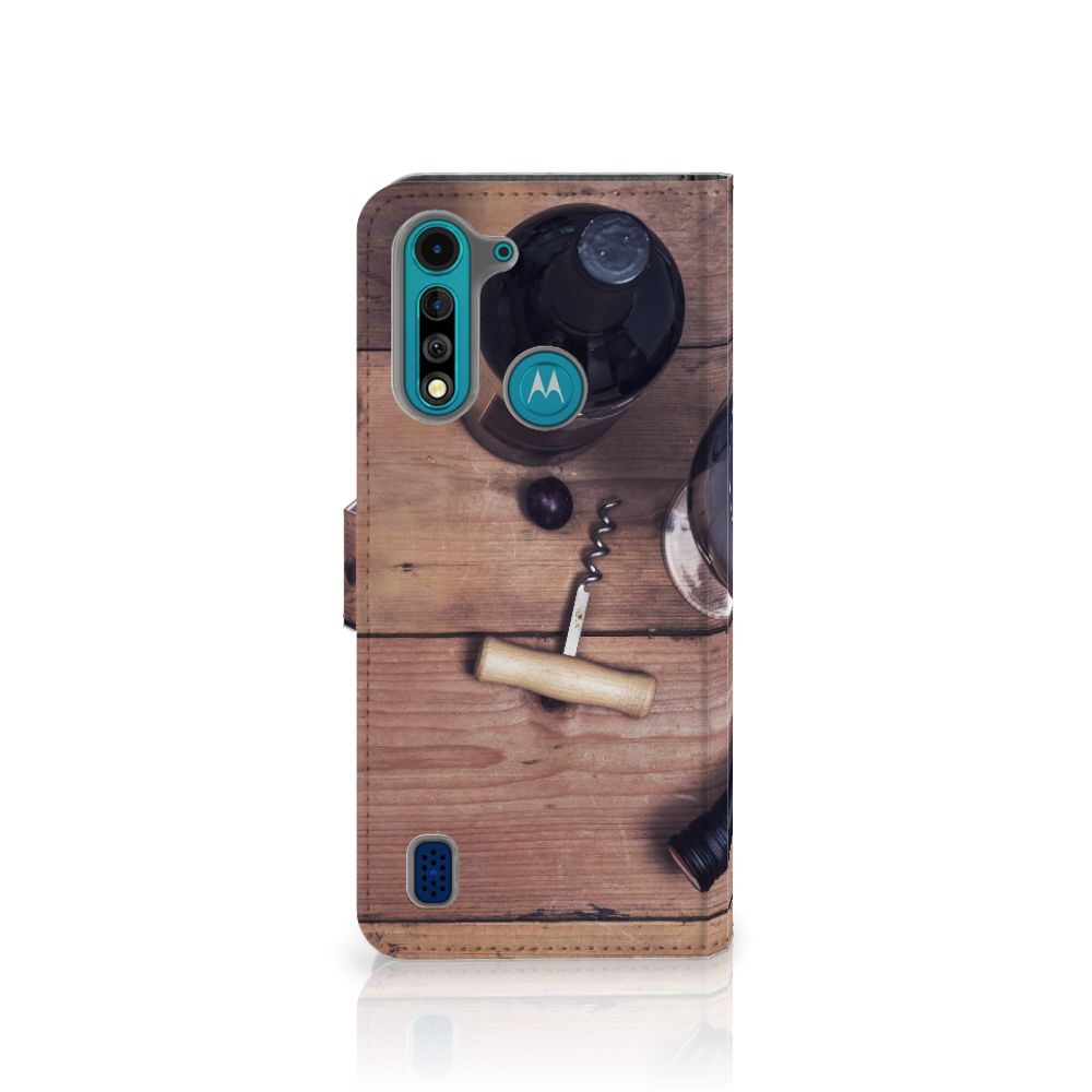 Motorola G8 Power Lite Book Cover Wijn