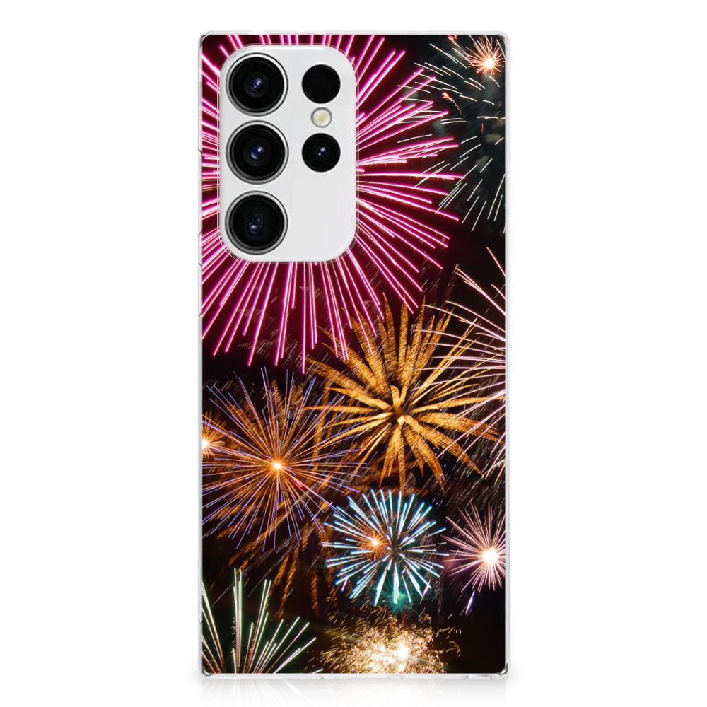 Samsung Galaxy S23 Ultra Silicone Back Cover Vuurwerk