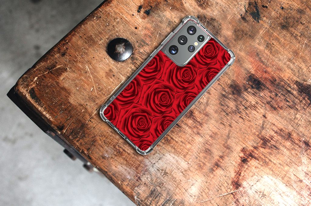 Samsung Galaxy S21 Ultra Case Red Roses B2C Telecom