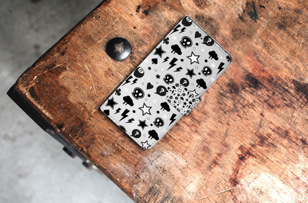 Telefoonhoesje met Naam Huawei P10 Lite Silver Punk