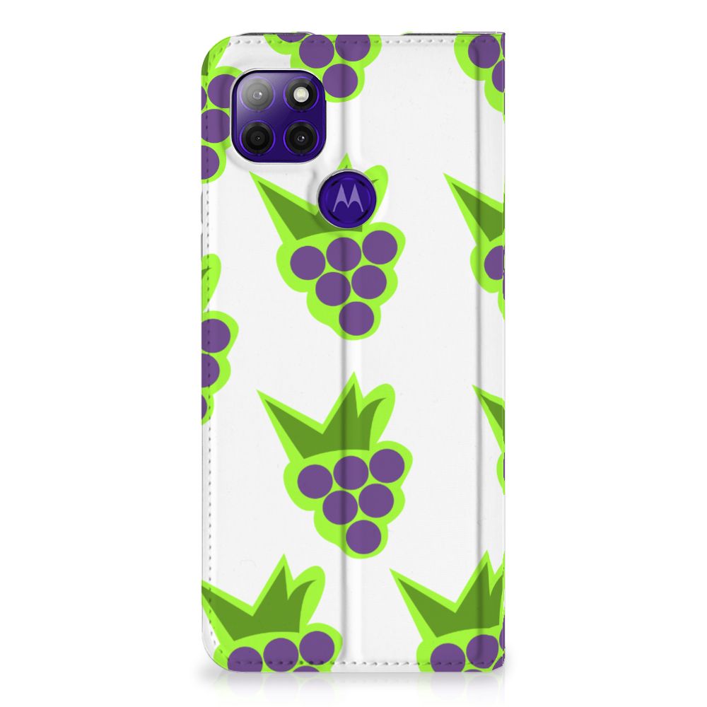 Motorola Moto G9 Power Flip Style Cover Druiven - B2C Telecom