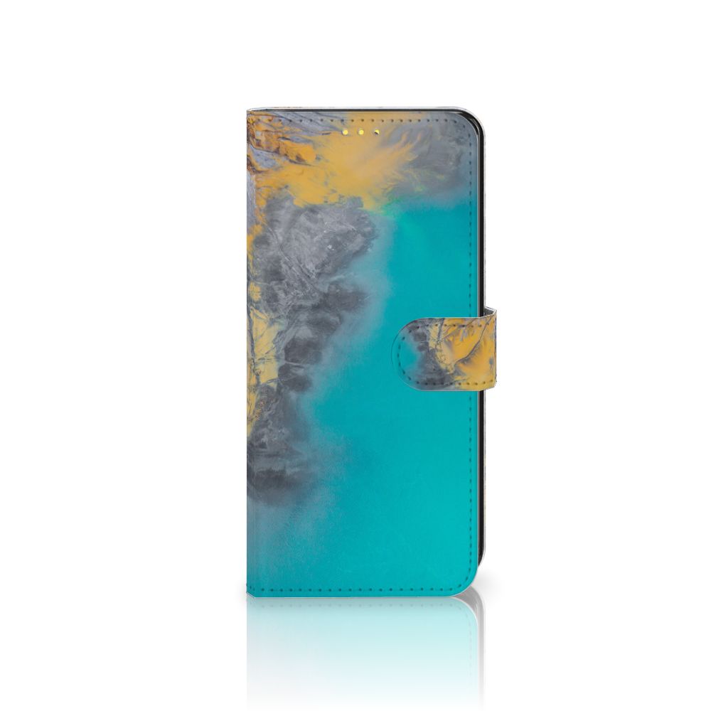 Xiaomi Poco X3 | Poco X3 Pro Bookcase Marble Blue Gold