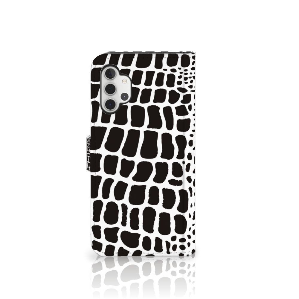 Samsung Galaxy A32 4G Telefoonhoesje met Pasjes Slangenprint