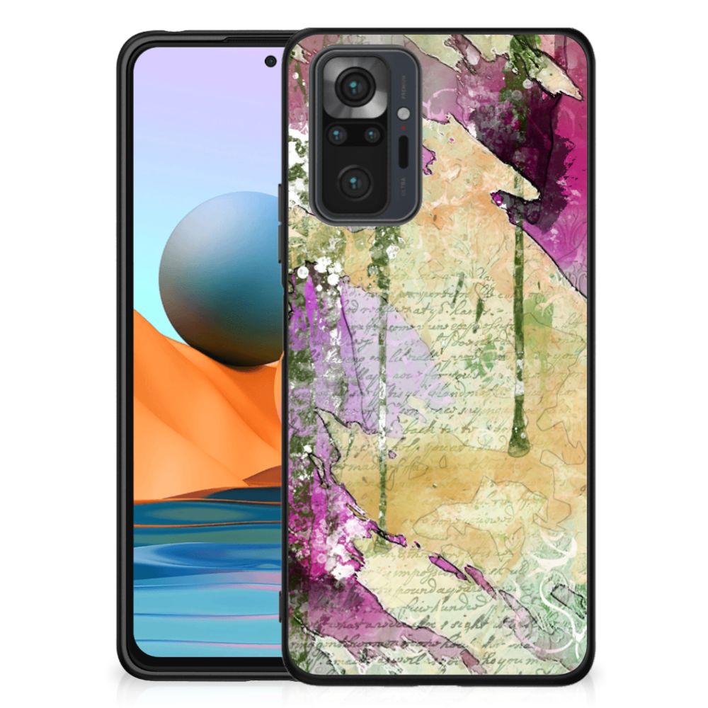 Kleurrijke Telefoonhoesje Xiaomi Redmi Note 10 Pro Letter Painting