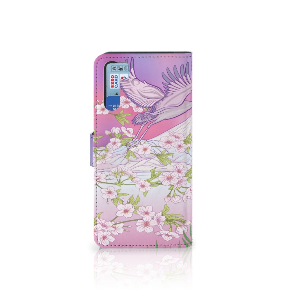 OPPO A91 | Reno3 Telefoonhoesje met Pasjes Bird Flying