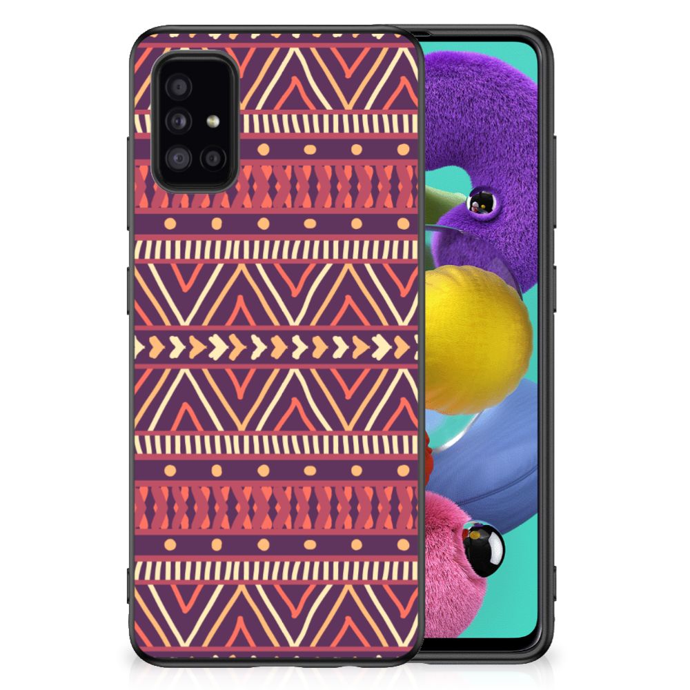 Samsung Galaxy A51 Bumper Case Aztec Paars