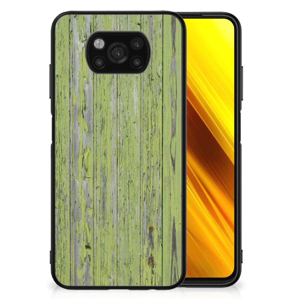 Xiaomi Poco X3 | X3 Pro Houten Print Telefoonhoesje Green Wood