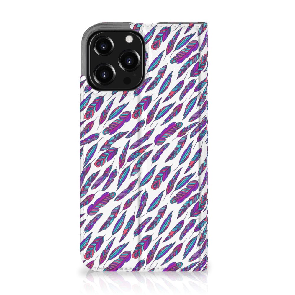 iPhone 13 Pro Max Hoesje met Magneet Feathers Color - B2C Telecom