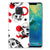 Silicone Back Case Huawei Mate 20 Pro Skull Red