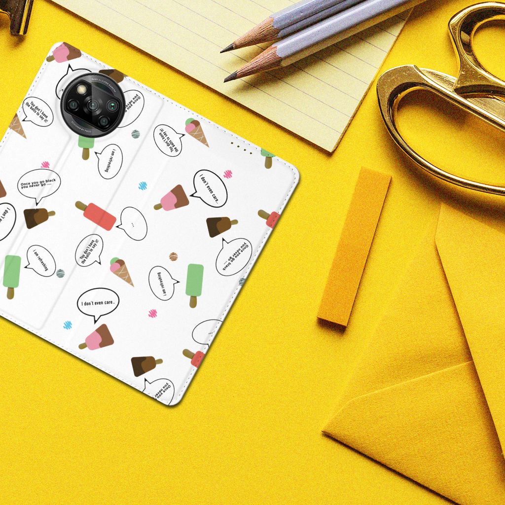 Xiaomi Poco X3 Pro | Poco X3 Flip Style Cover IJsjes - B2C Telecom