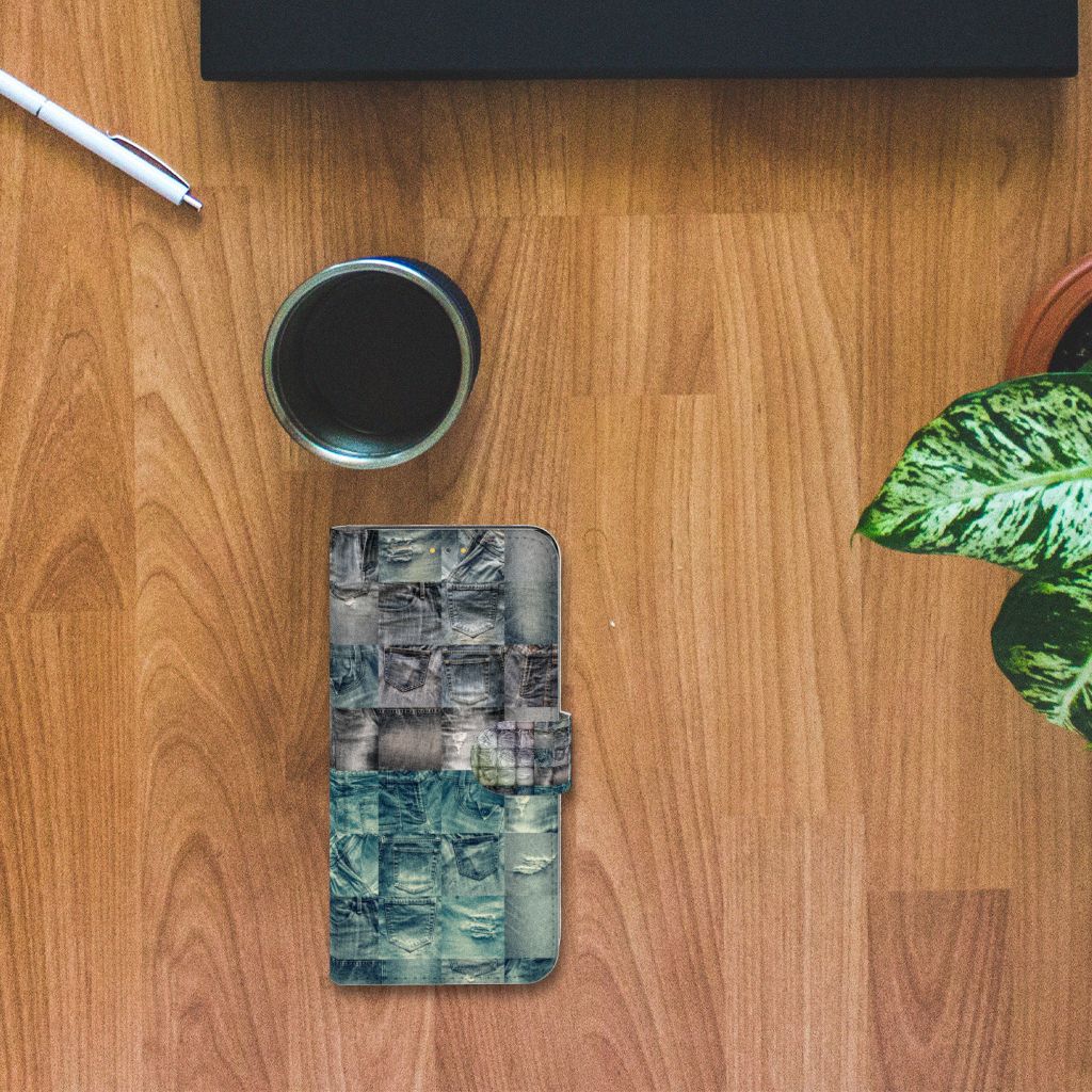 Wallet Case met Pasjes Samsung Galaxy M21 | M30s Spijkerbroeken