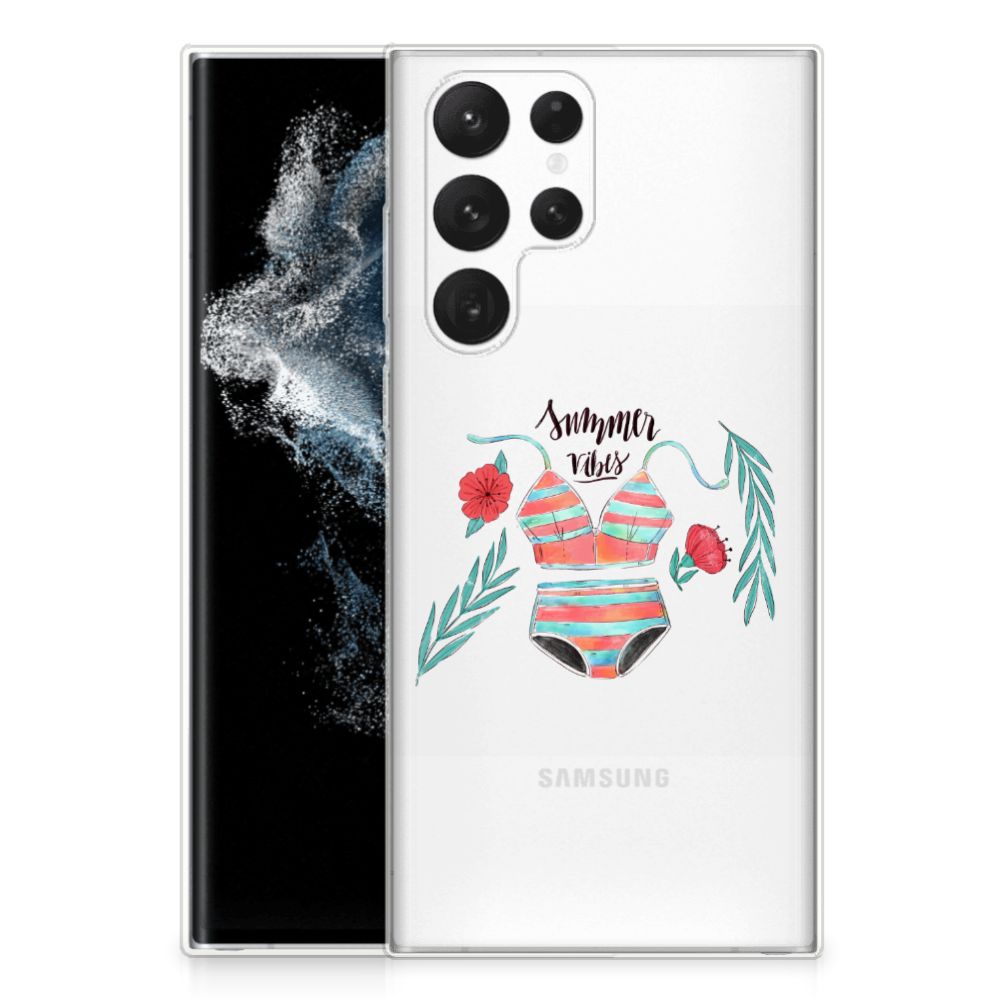 Samsung Galaxy S22 Ultra Telefoonhoesje met Naam Boho Summer B2C Telecom