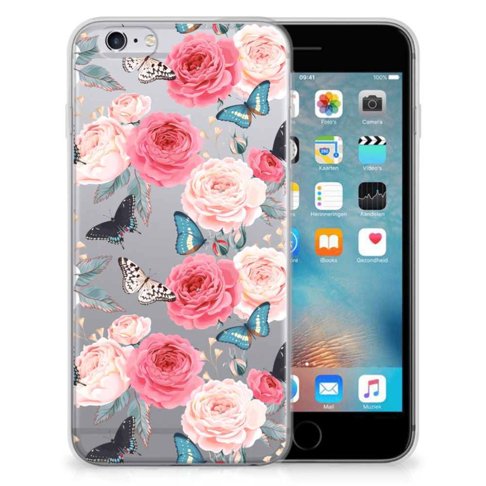 Apple iPhone 6 | 6s TPU Case Butterfly Roses