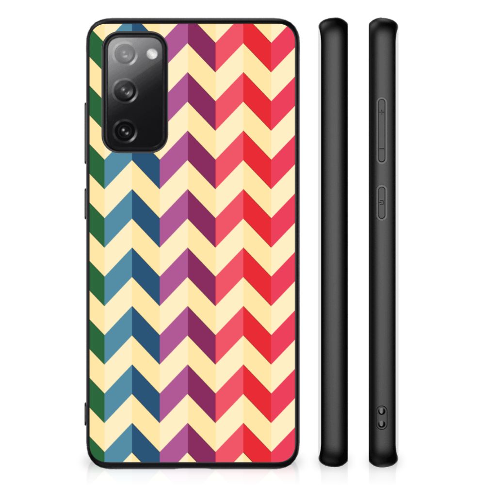 Samsung Galaxy S20 FE Back Case Zigzag Multi Color B2C Telecom