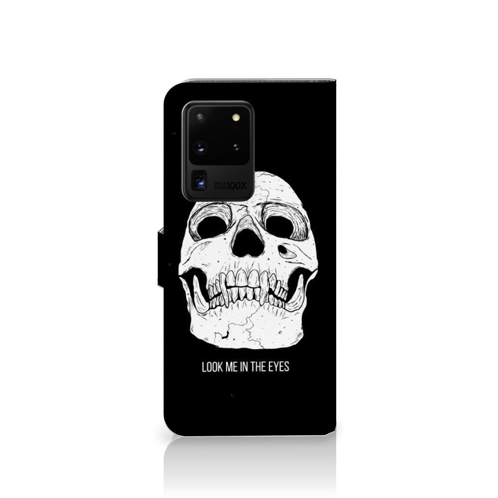 Telefoonhoesje met Naam Samsung Galaxy S20 Ultra Skull Eyes
