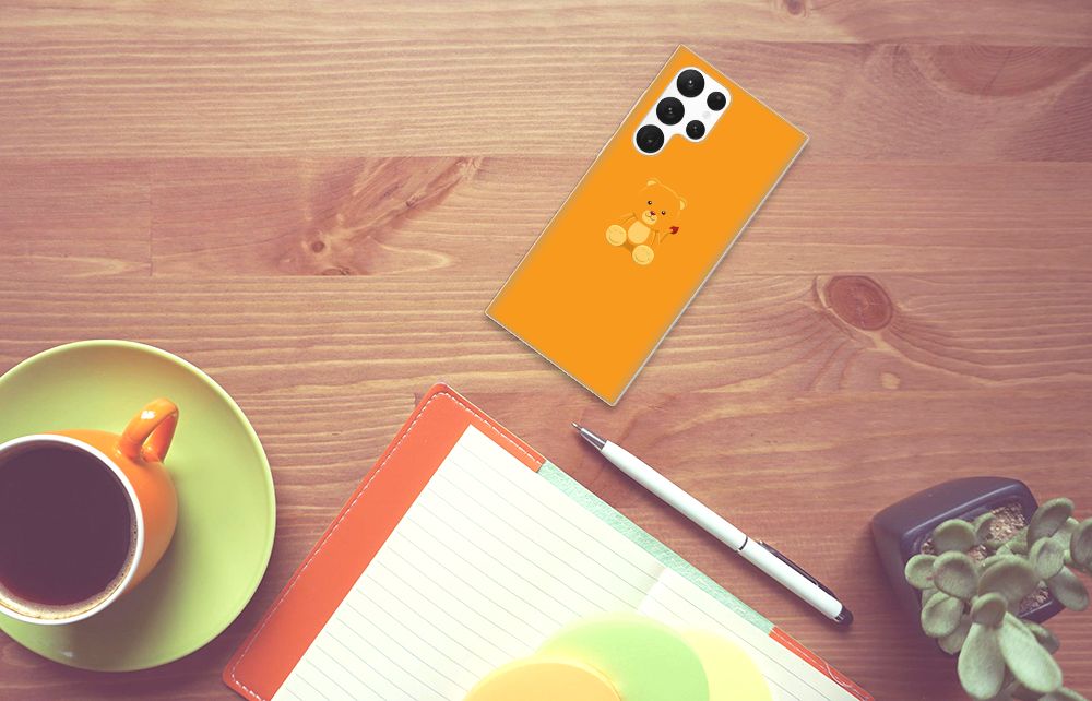 Samsung Galaxy S22 Ultra Telefoonhoesje met Naam Baby Beer B2C Telecom