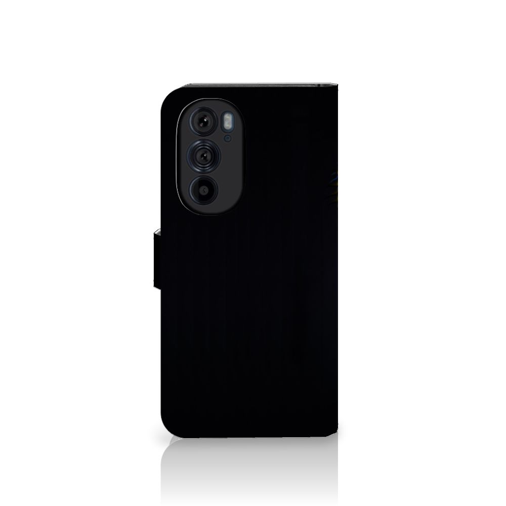 Motorola Edge 30 Pro Telefoonhoesje met Pasjes Papegaai