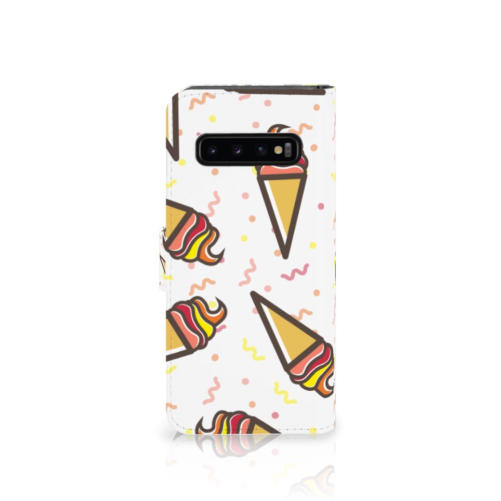 Samsung Galaxy S10 Book Cover Icecream