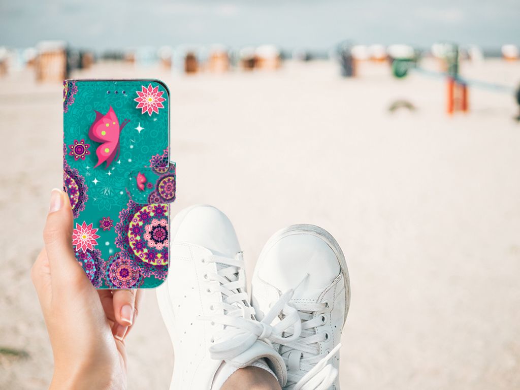 Samsung Galaxy S10e Hoesje Cirkels en Vlinders