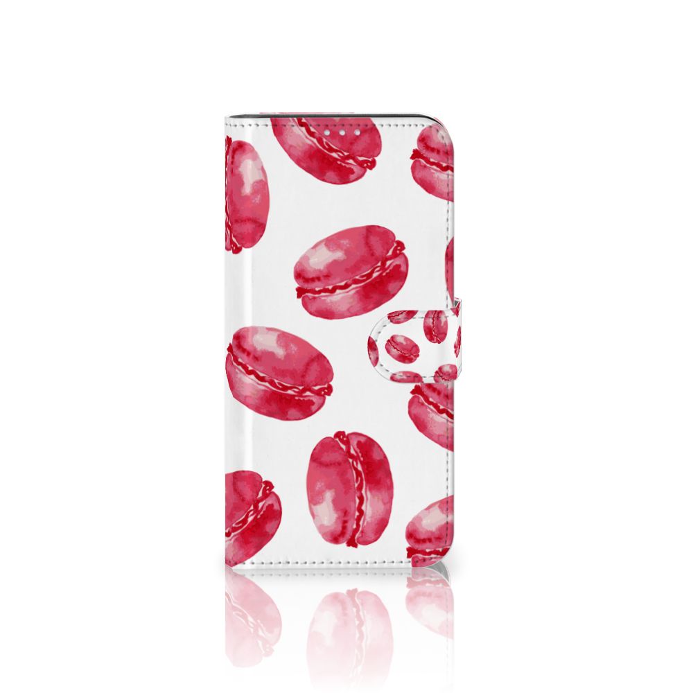 Motorola G8 Power Book Cover Pink Macarons