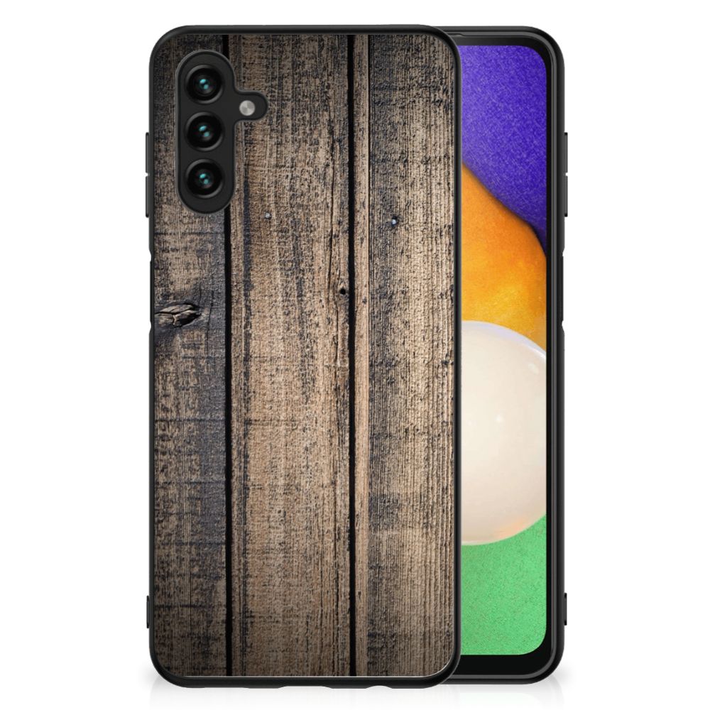 Samsung Galaxy A13 5G | A04s Houten Print Telefoonhoesje Steigerhout